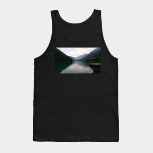 Italy mountain lake landscape Tank Top